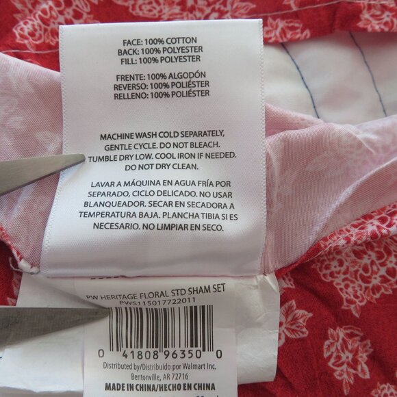 The Pioneer Woman Heritage Floral Standard Quilted Sham Set 20"x26" Cotton - Picture 8 of 13